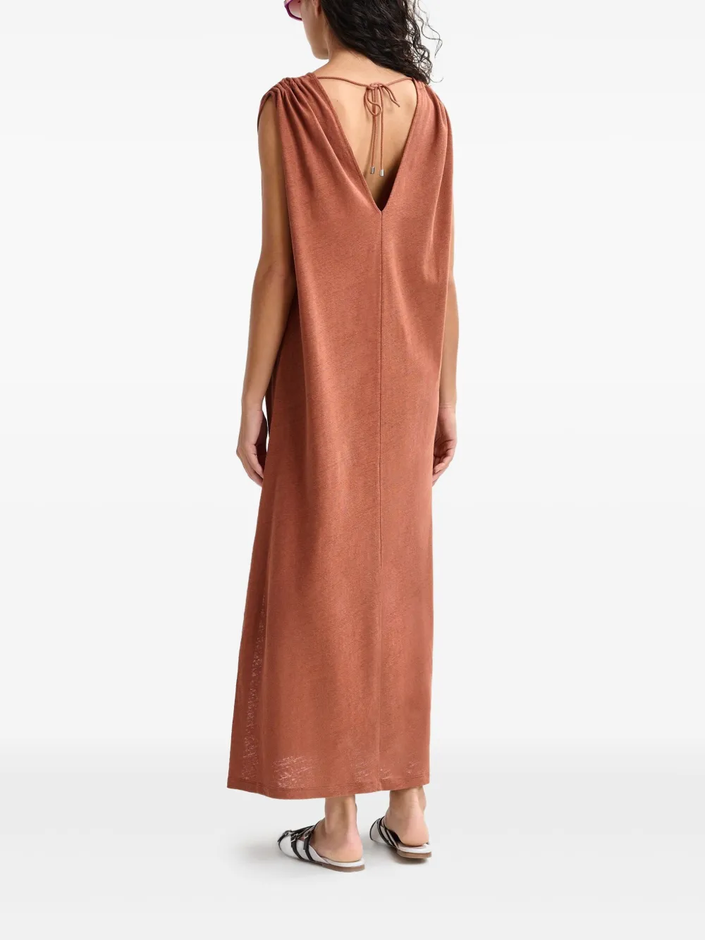 Essentiel Antwerp Haran maxi-jurk Bruin