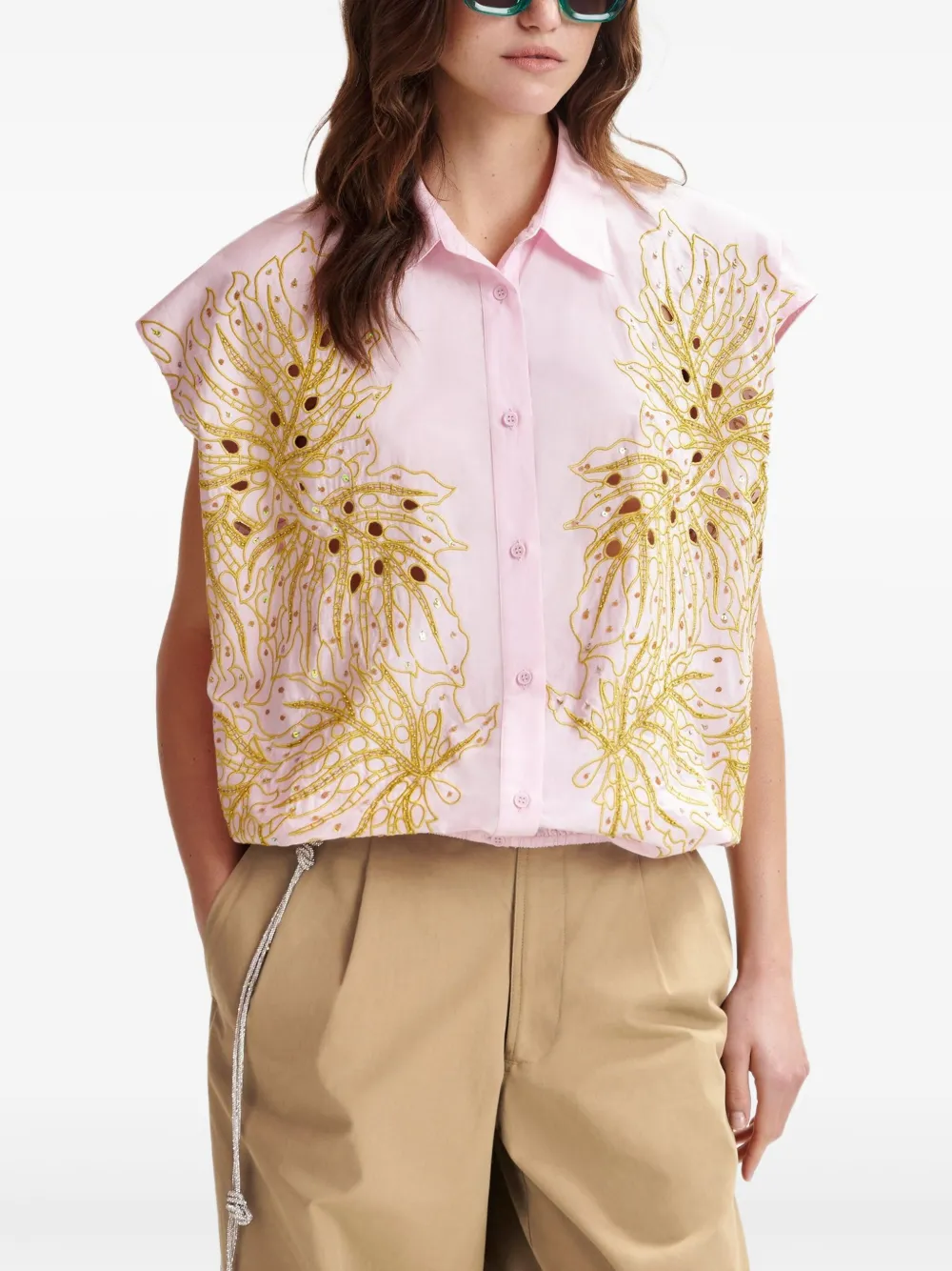 Essentiel Antwerp Hebraska blouse Roze