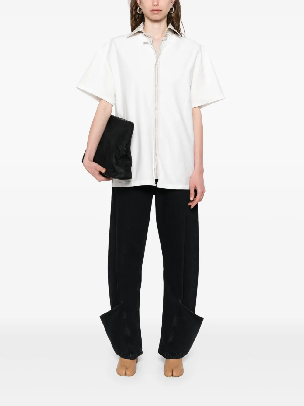 Maison Margiela Katoenen blouse - Beige