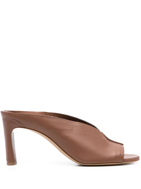 Del Carlo mules con tacón de 85mm