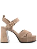 Ash 95mm Melany sandals - Neutrals