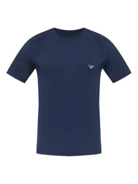 Emporio Armani logo-embroidered T-shirt 
