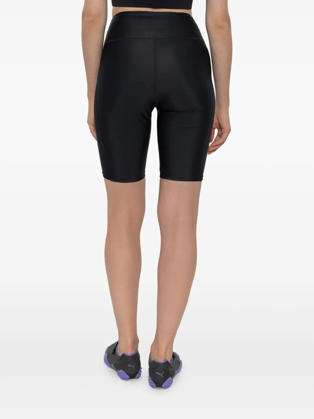 Moschino Shorts met logoprint Zwart