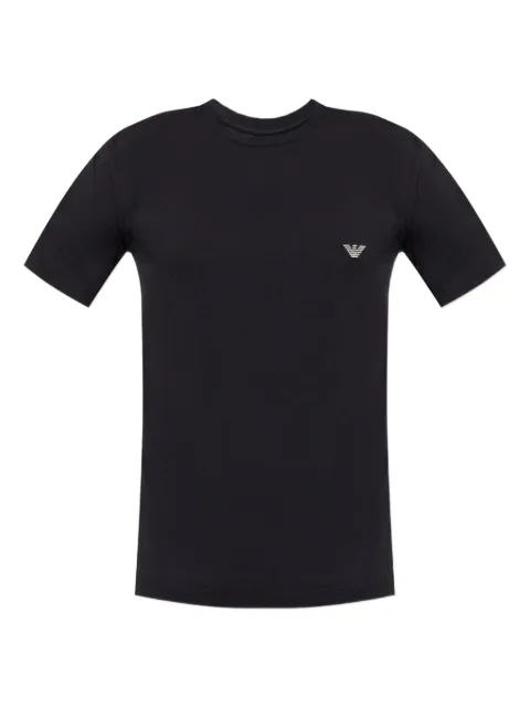 Emporio Armani logo-embroidered T-shirt 