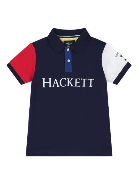 Hackett Kids cotton logo polo shirt