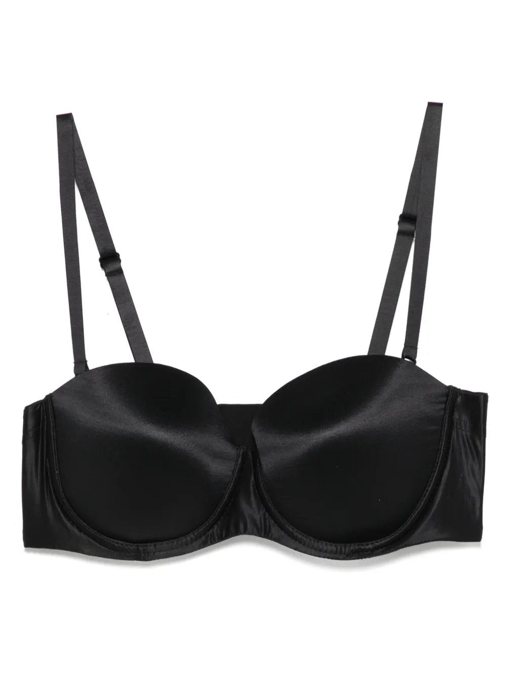 Wolford sheer bandeau bra - ブラック Wolford sheer bandeau bra - ブラック