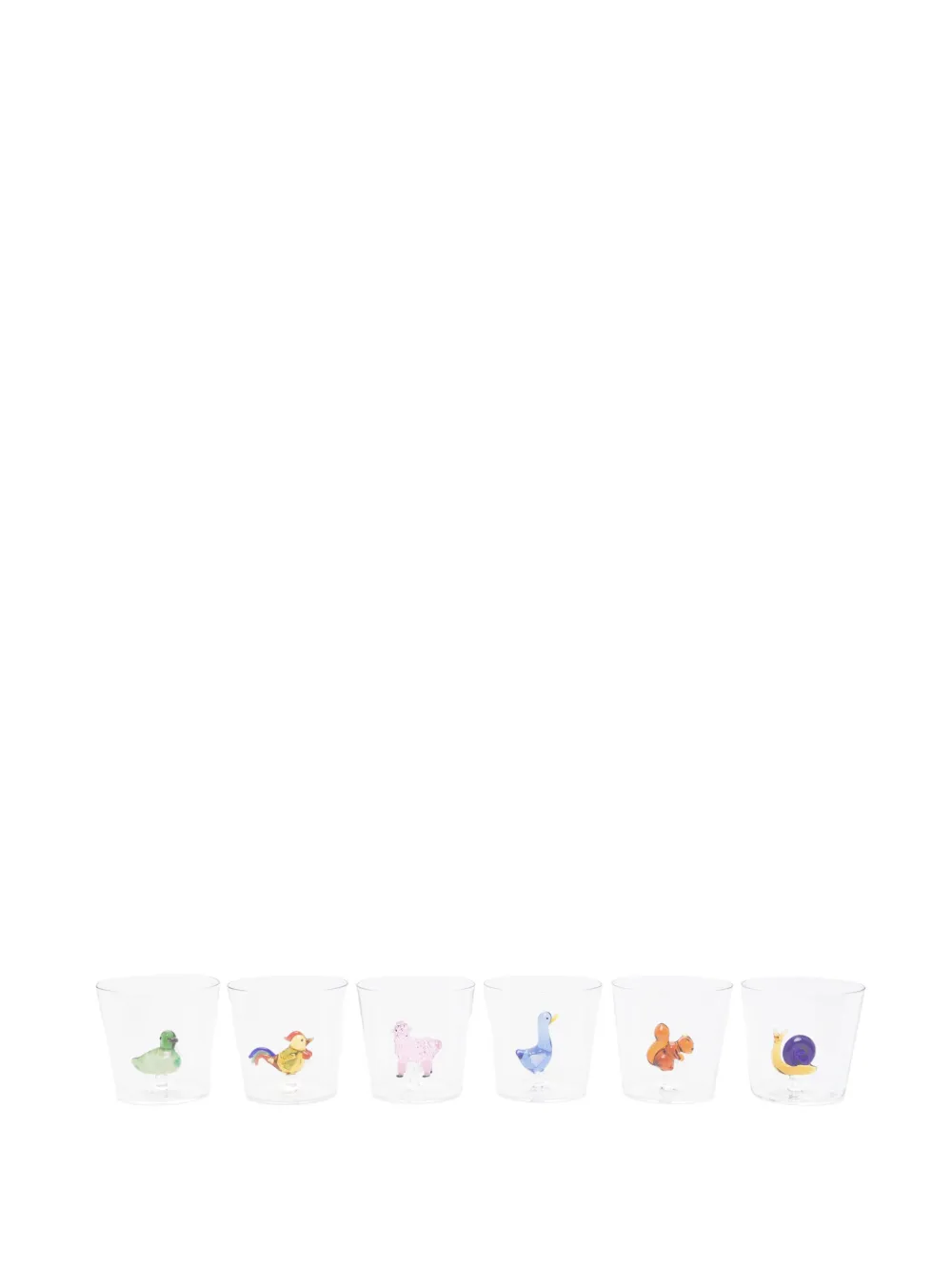 ICHENDORF MILANO ANIMAL FARM TUMBLER (SET OF SIX)