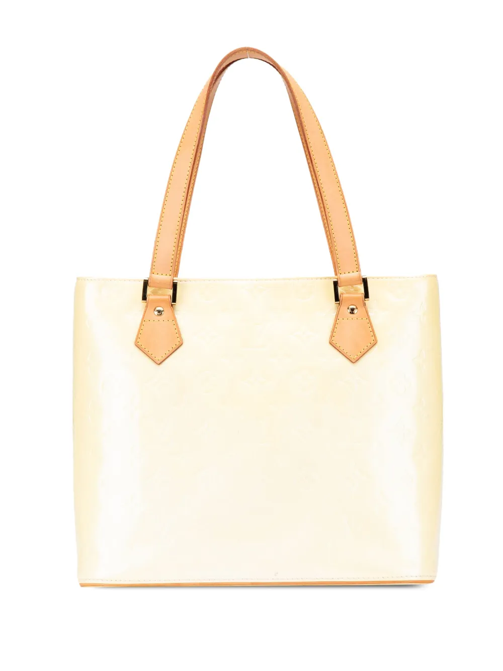 Louis Vuitton Pre-Owned 2005 モノグラム ヴェルニ ヒューストン トートバッグ - ブラウン Louis Vuitton Pre-Owned 2005 モノグラム ヴェルニ ヒューストン トートバッグ - ブラウン