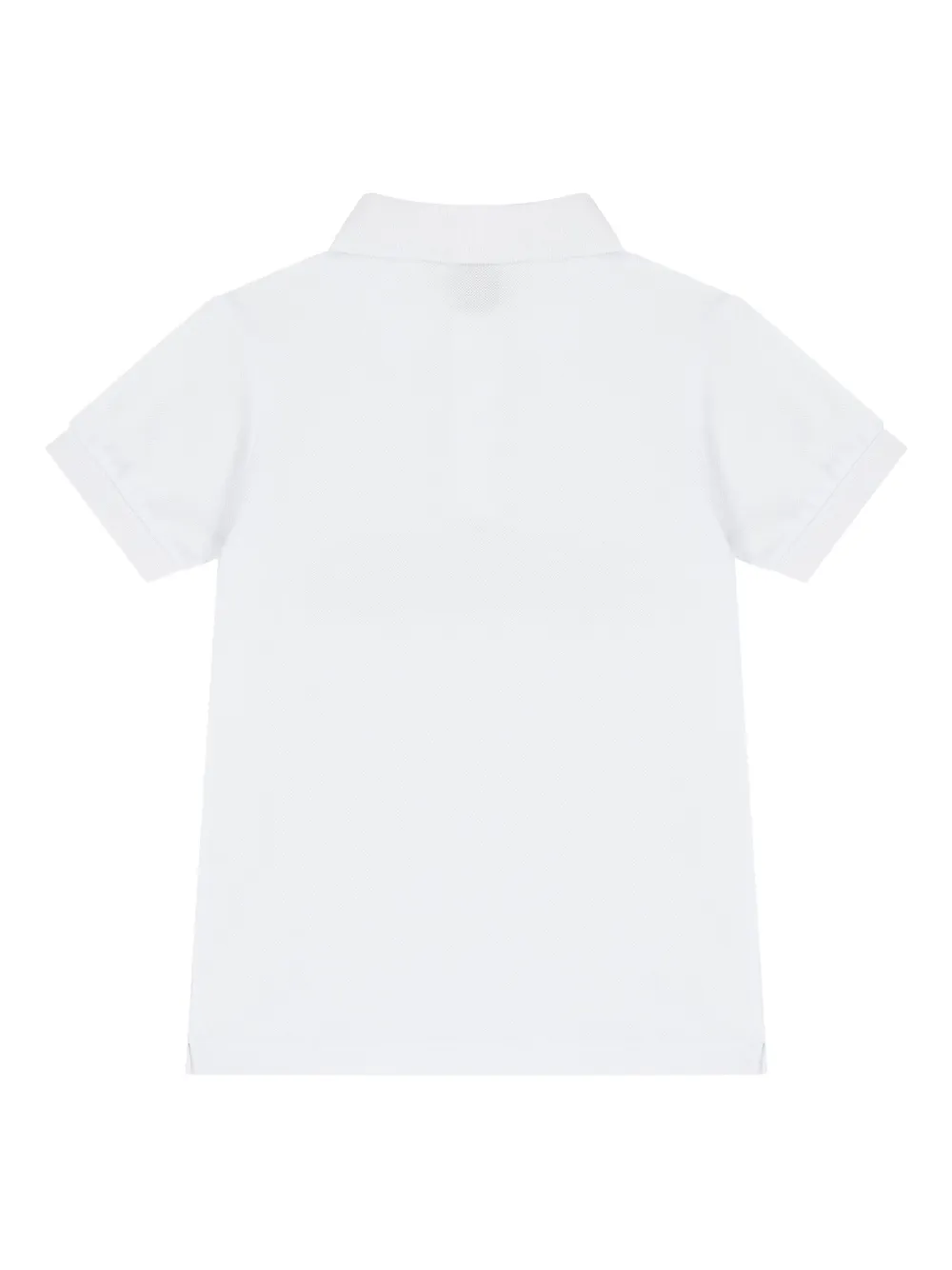 Hackett Kids Katoenen poloshirt met logo Wit