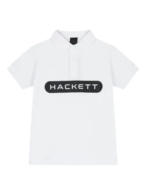 Hackett Kids cotton logo polo shirt