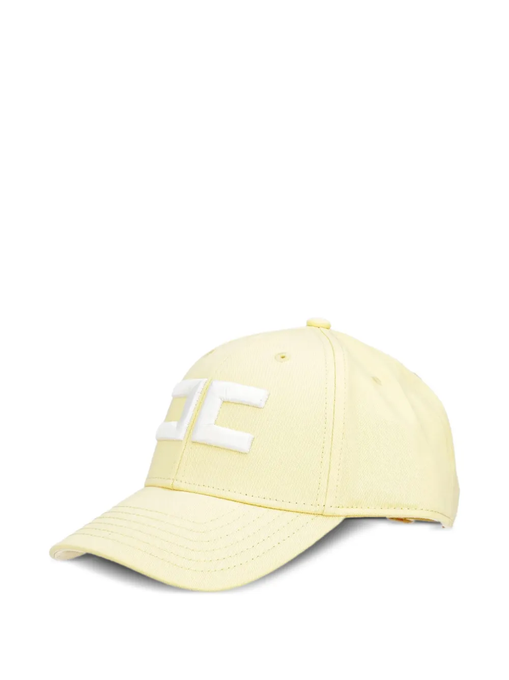 Elisabetta Franchi Logo-embroidered Baseball Cap In Yellow
