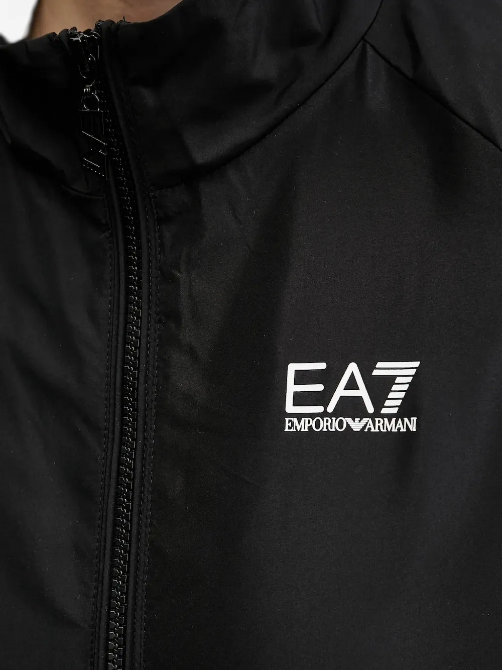 Ea7 Logo-print Track Pants In Black