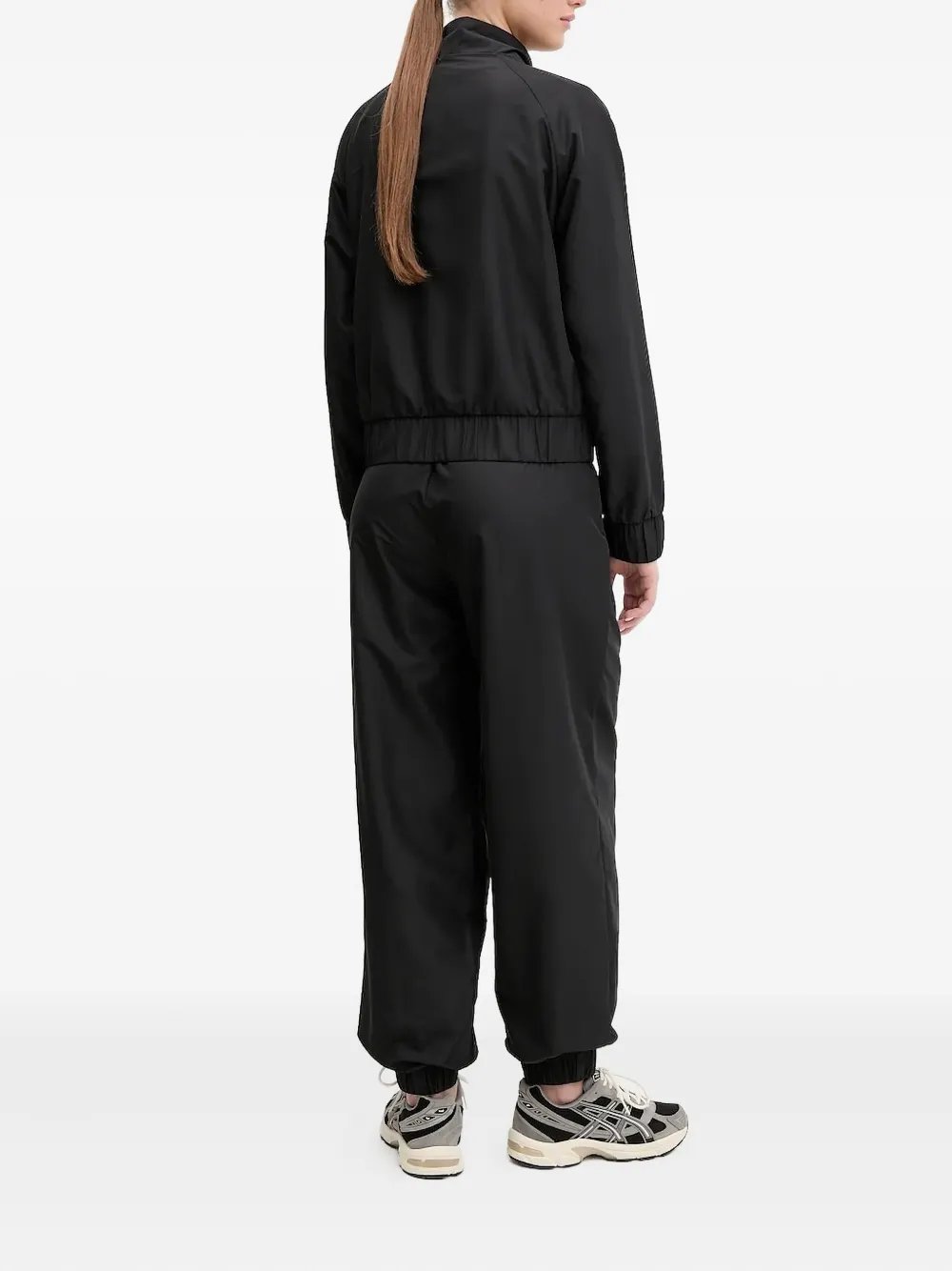 Ea7 Logo-print Track Pants In Black