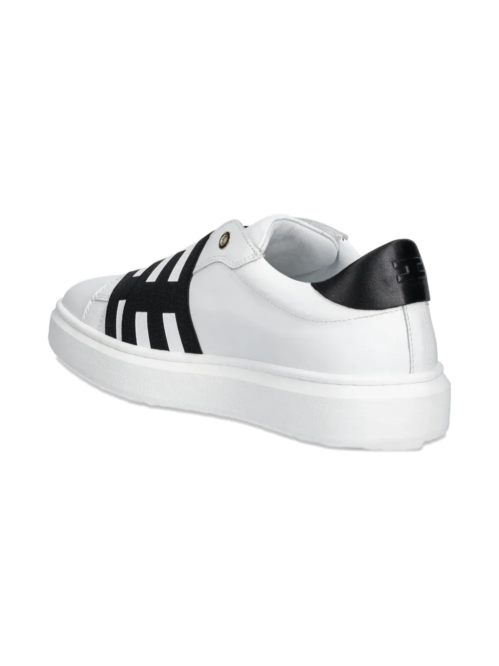 Elisabetta Franchi logo-strap sneakers White