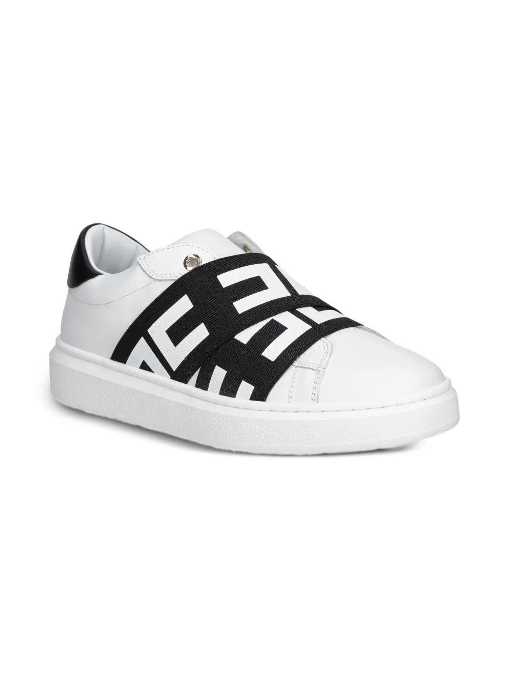 Elisabetta Franchi logo-strap sneakers White
