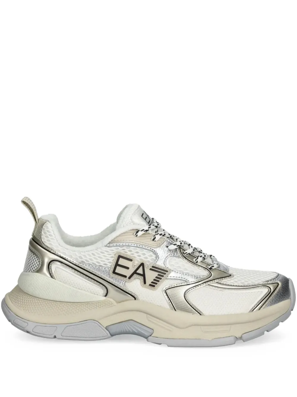 Ea7 Emporio Armani Leren sneakers Wit