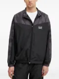 Ea7 Emporio Armani logo tracksuit - Black