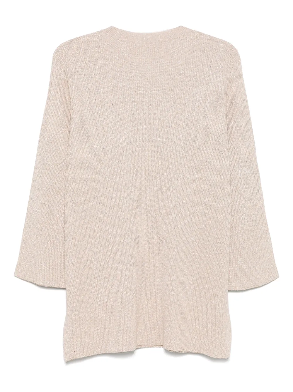 Fabiana Filippi Trui met lurex detail Beige