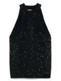 Fabiana Filippi sequin-embellished top - Blue