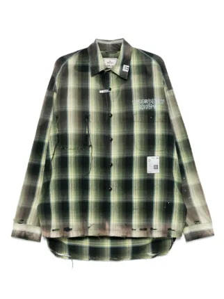 新品　Maison MIHARA YASUHIROチェックシャツ　2025 Maison MIHARA YASUHIRO ONLINE STORE（メゾンミハラヤスヒロ