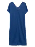 Majestic Filatures V-neck dress - Blue