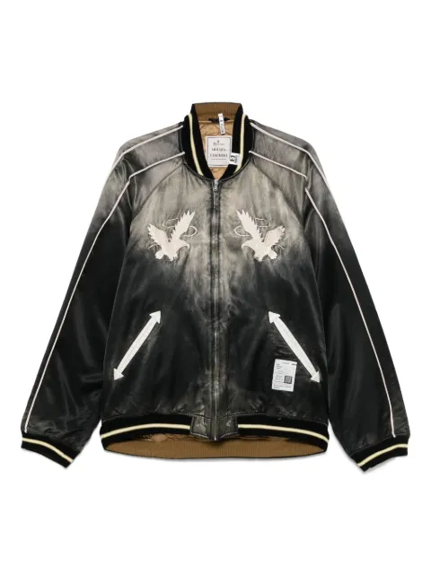 Maison MIHARA YASUHIRO chamarra bomber con logo bordado