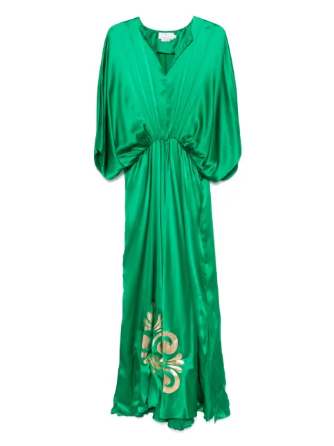 Themis Z Iris silk maxi dress