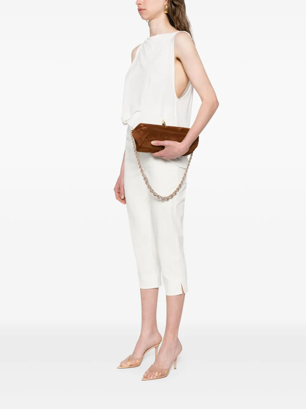 Benedetta Bruzziches Sophia La Petite shoulder bag - Bruin