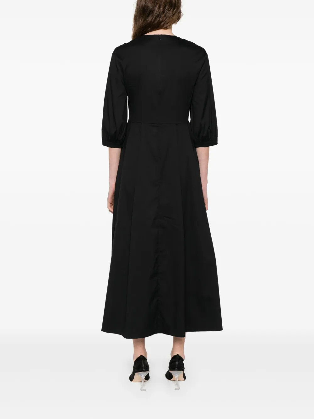 'S Max Mara Clea midi-jurk Zwart
