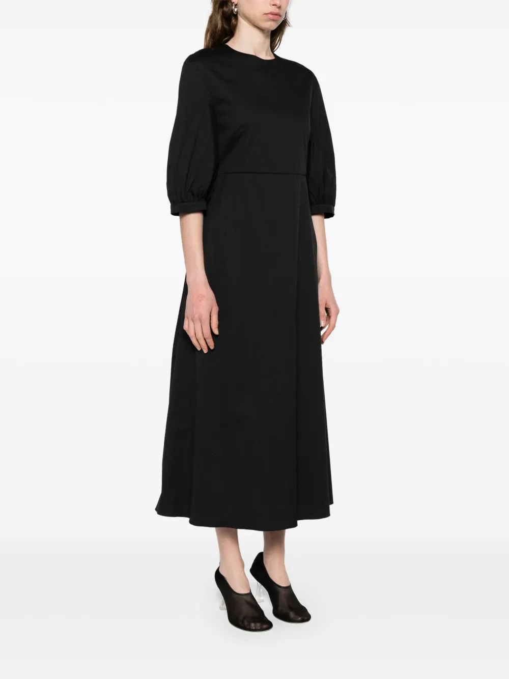 'S Max Mara Clea midi-jurk Zwart