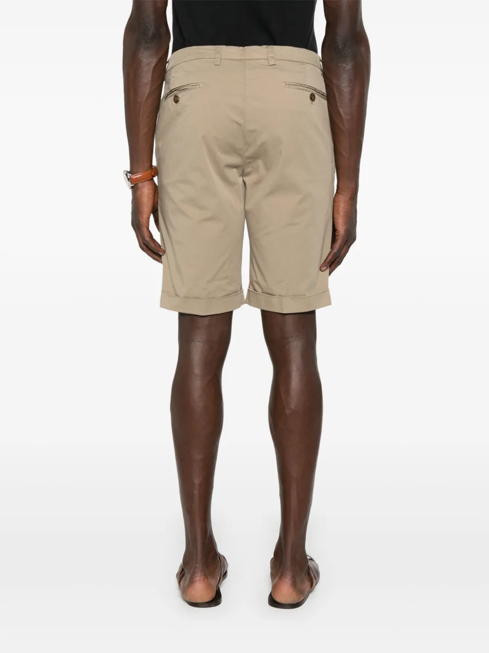 Briglia 1949 Gabardine shorts Beige