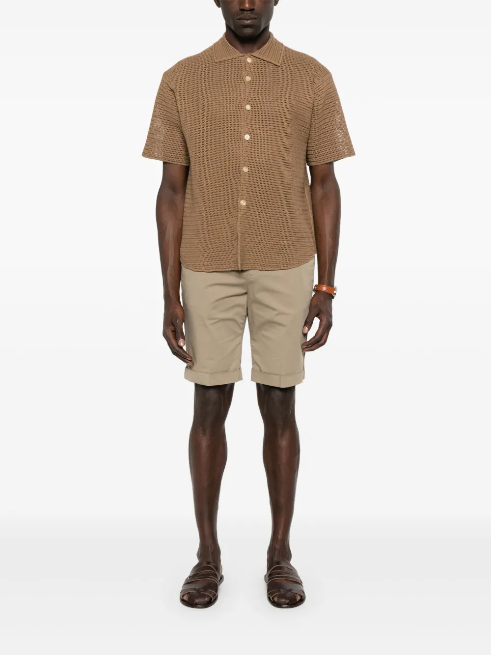 Briglia 1949 Gabardine shorts - Beige