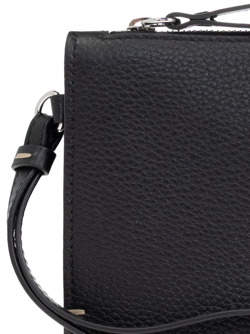Maison Margiela / クラッチバッグ 4ステッチ ブラック レザー Maison Margiela Four Stitch レザークラッチバッグ | ブラック
