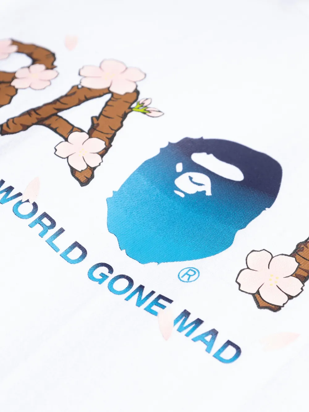 A BATHING APE Katoenen T-shirt Wit