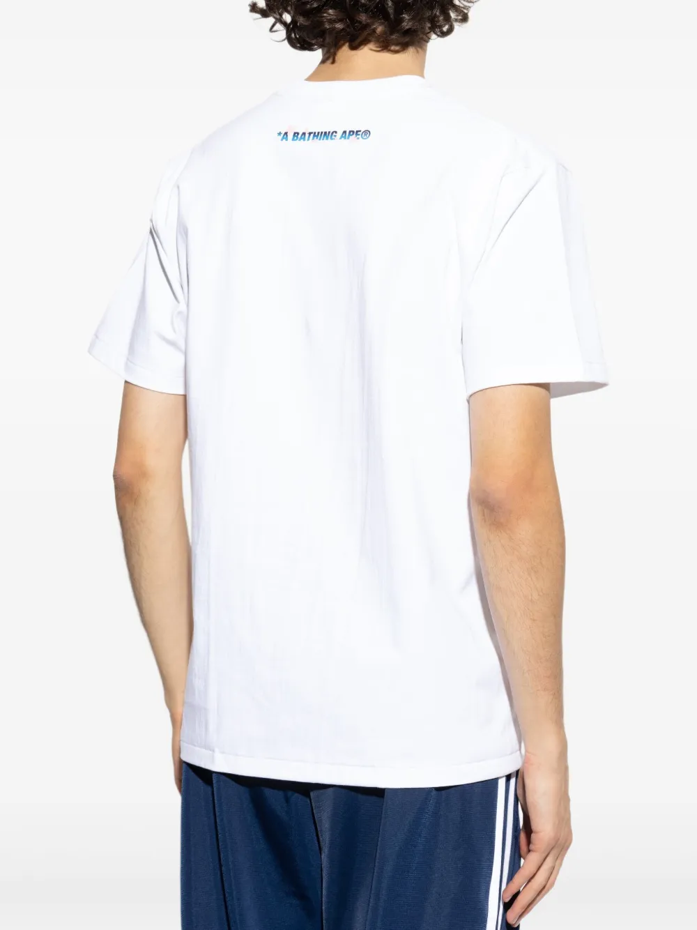 A BATHING APE Katoenen T-shirt Wit
