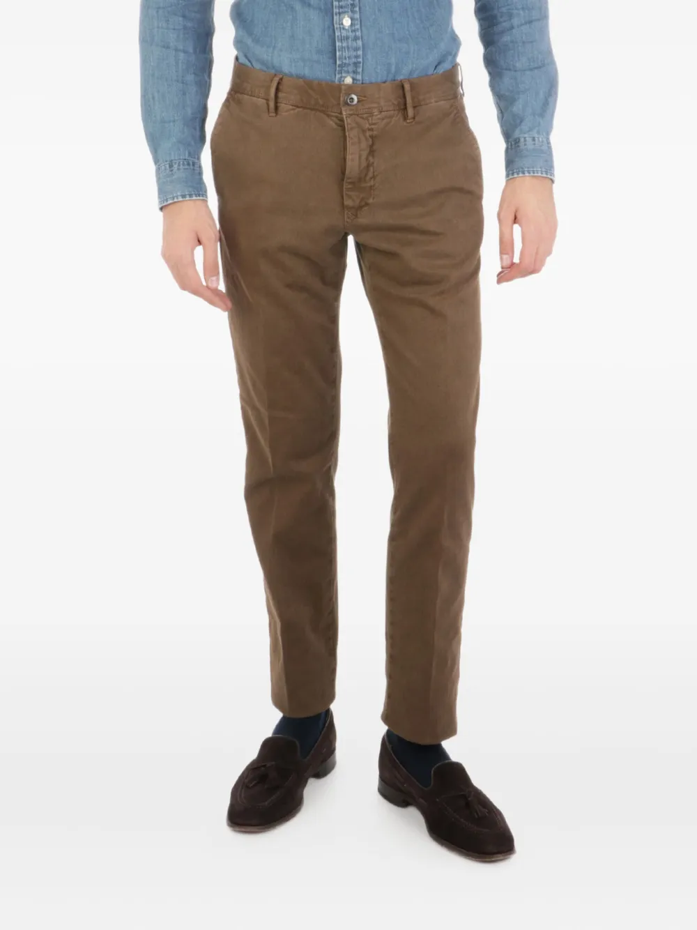 Incotex cotton trousers | Brown | Image 1