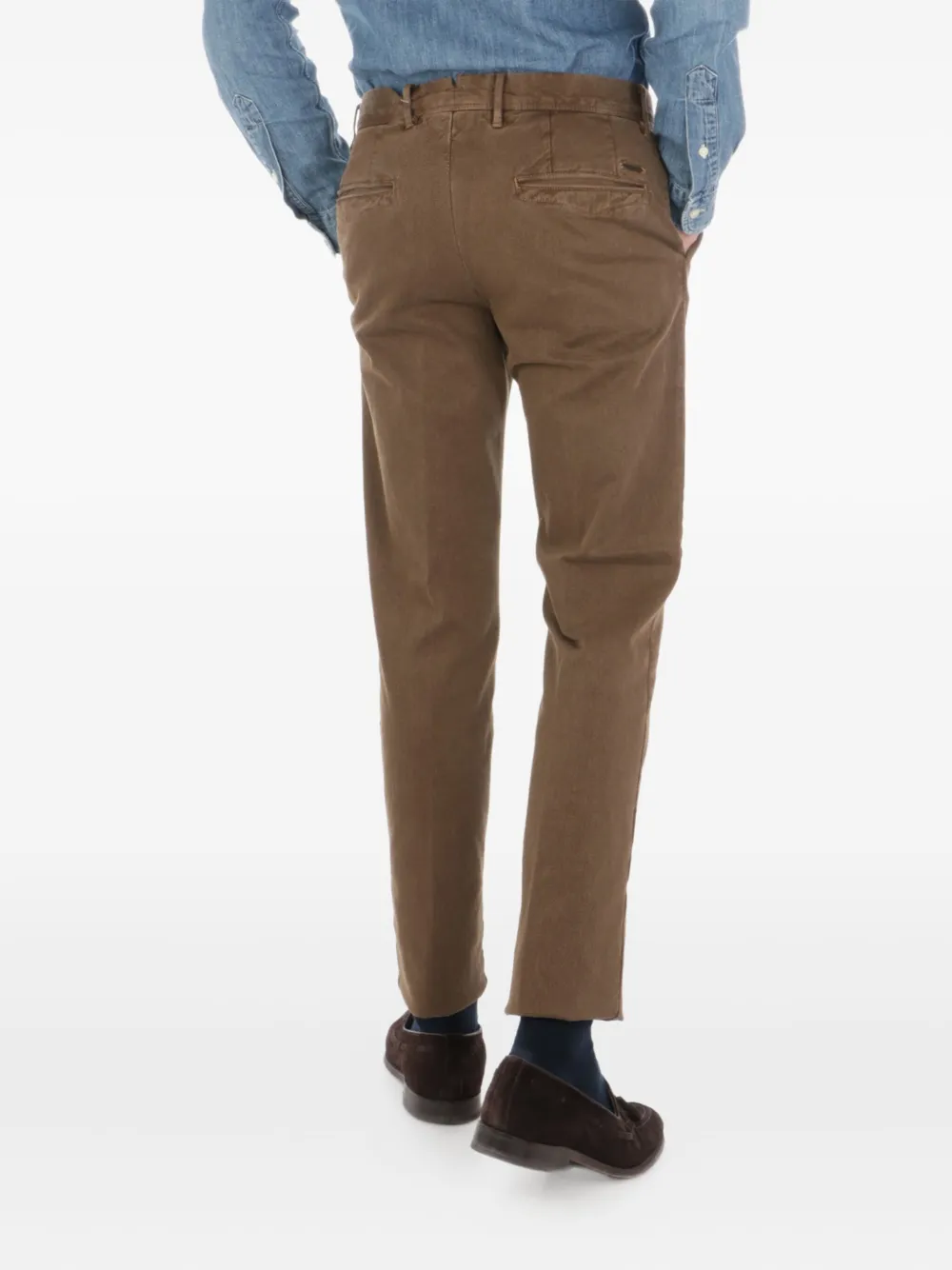 Incotex Katoenen broek - Bruin