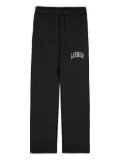 BARROW printed-logo drawstring trousers - Black