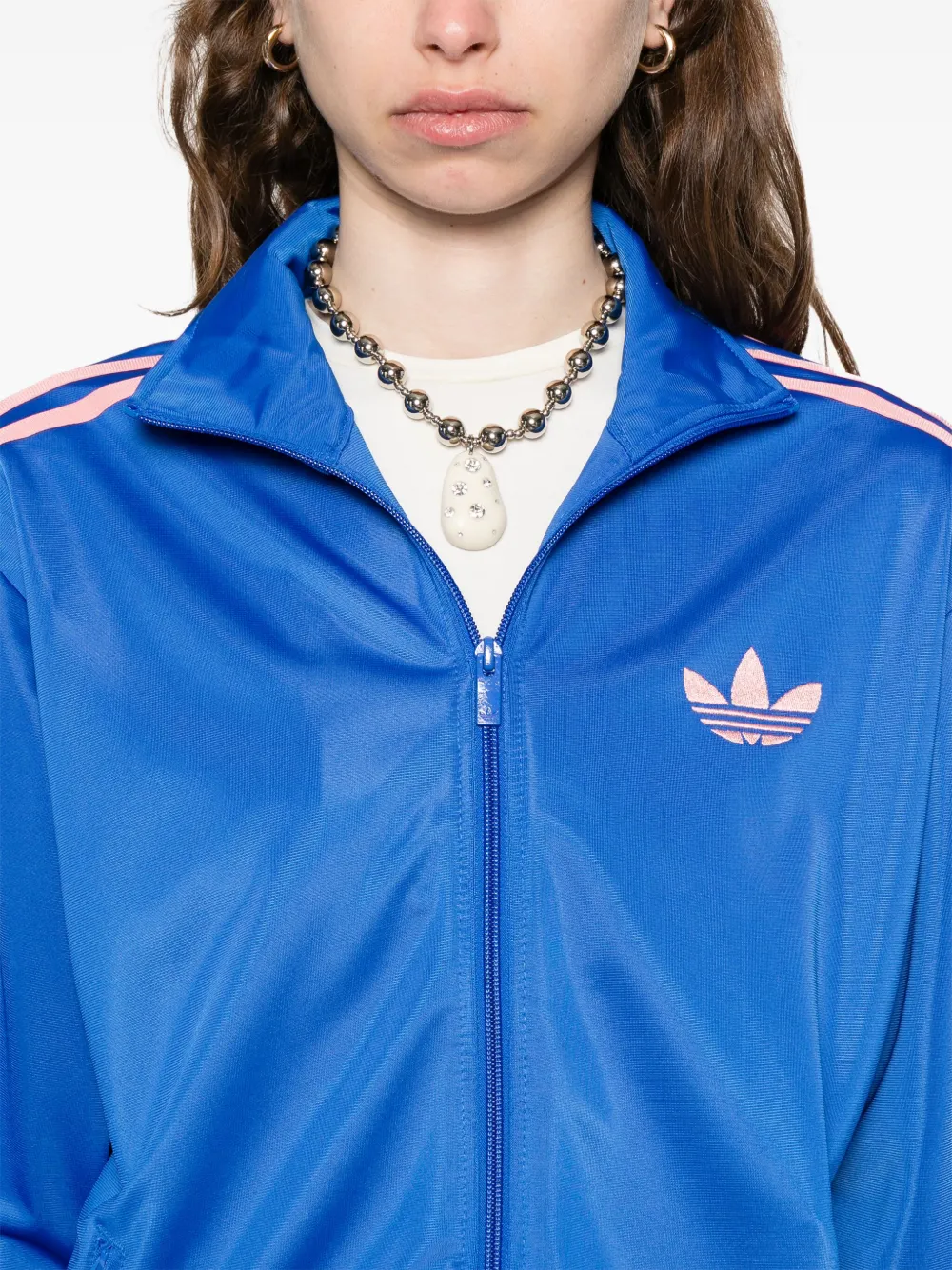 adidas Firebird trainingsjack Blauw