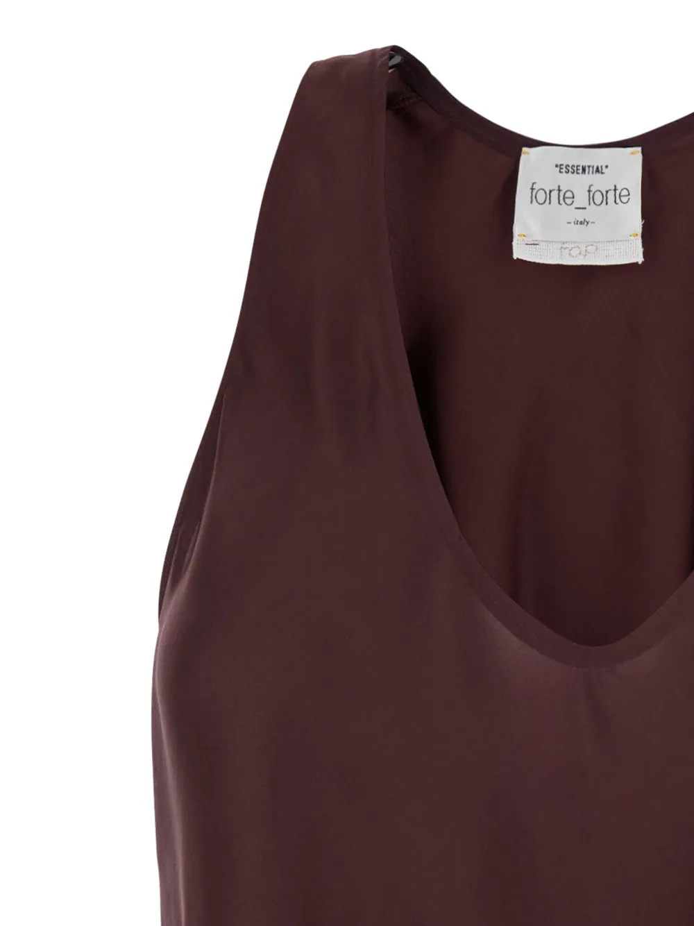 Forte Top met V-hals Rood