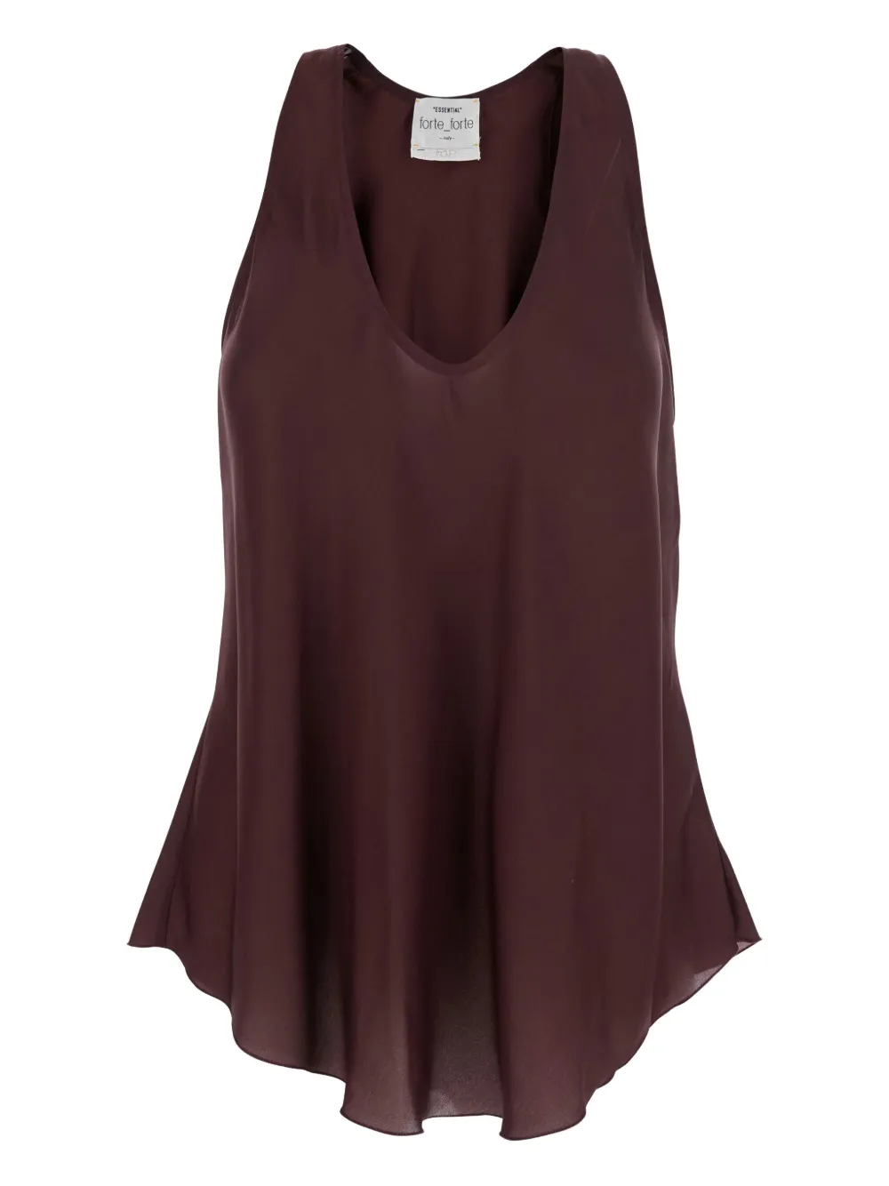 Forte Forte top con cuello en V | rojo | Image 1