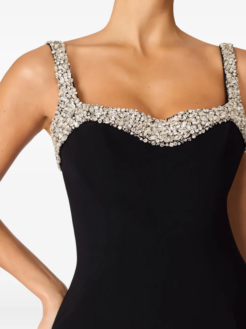Jenny Packham Amour mini-jurk Zwart