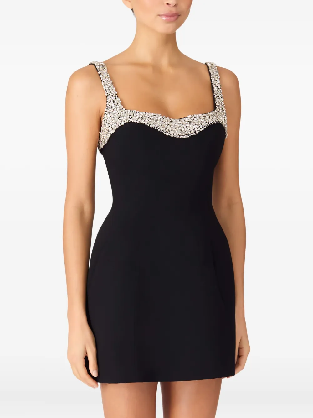 Jenny Packham Amour mini dress - Zwart