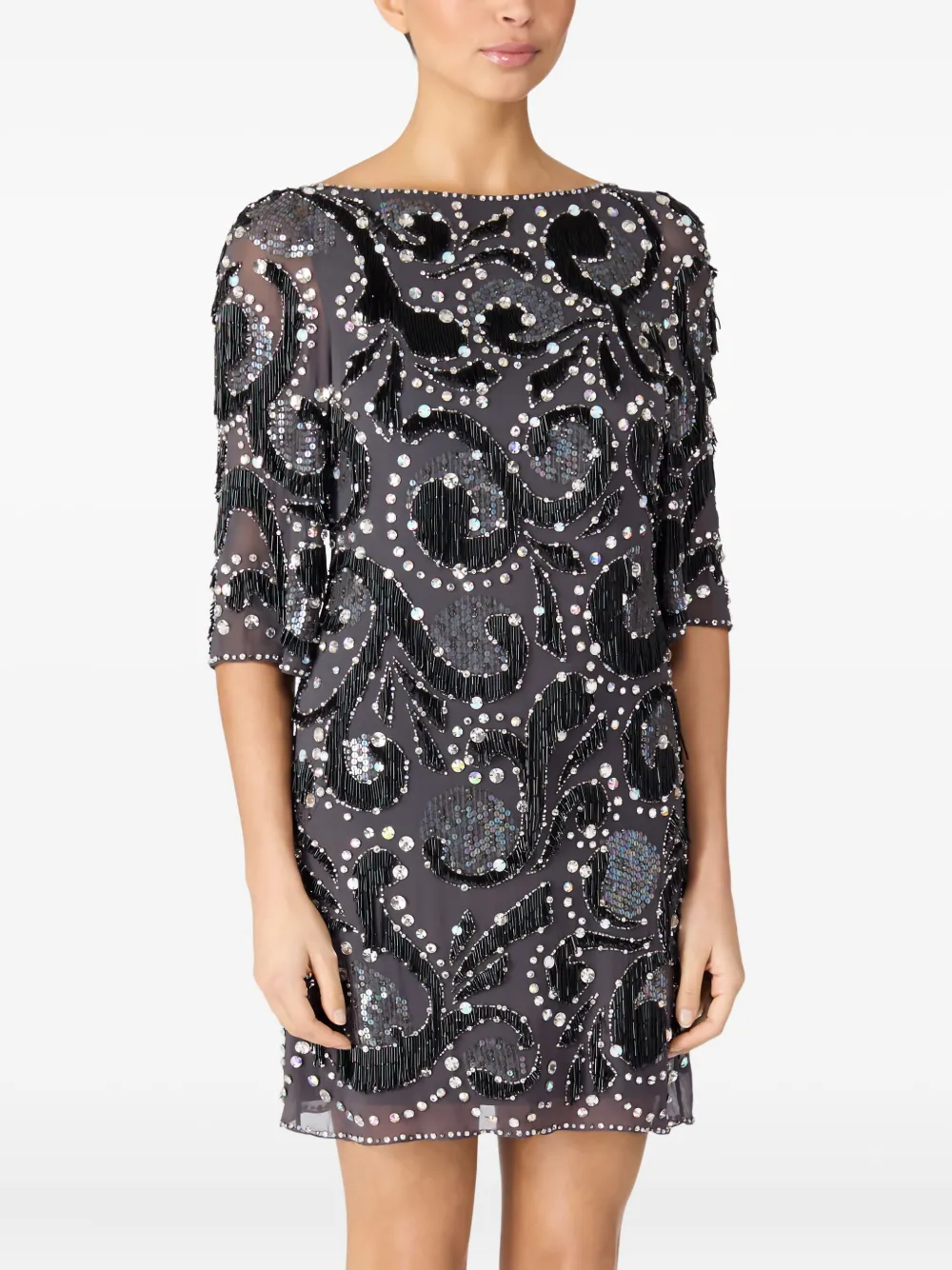 Jenny Packham Kitty mini dress - Grijs