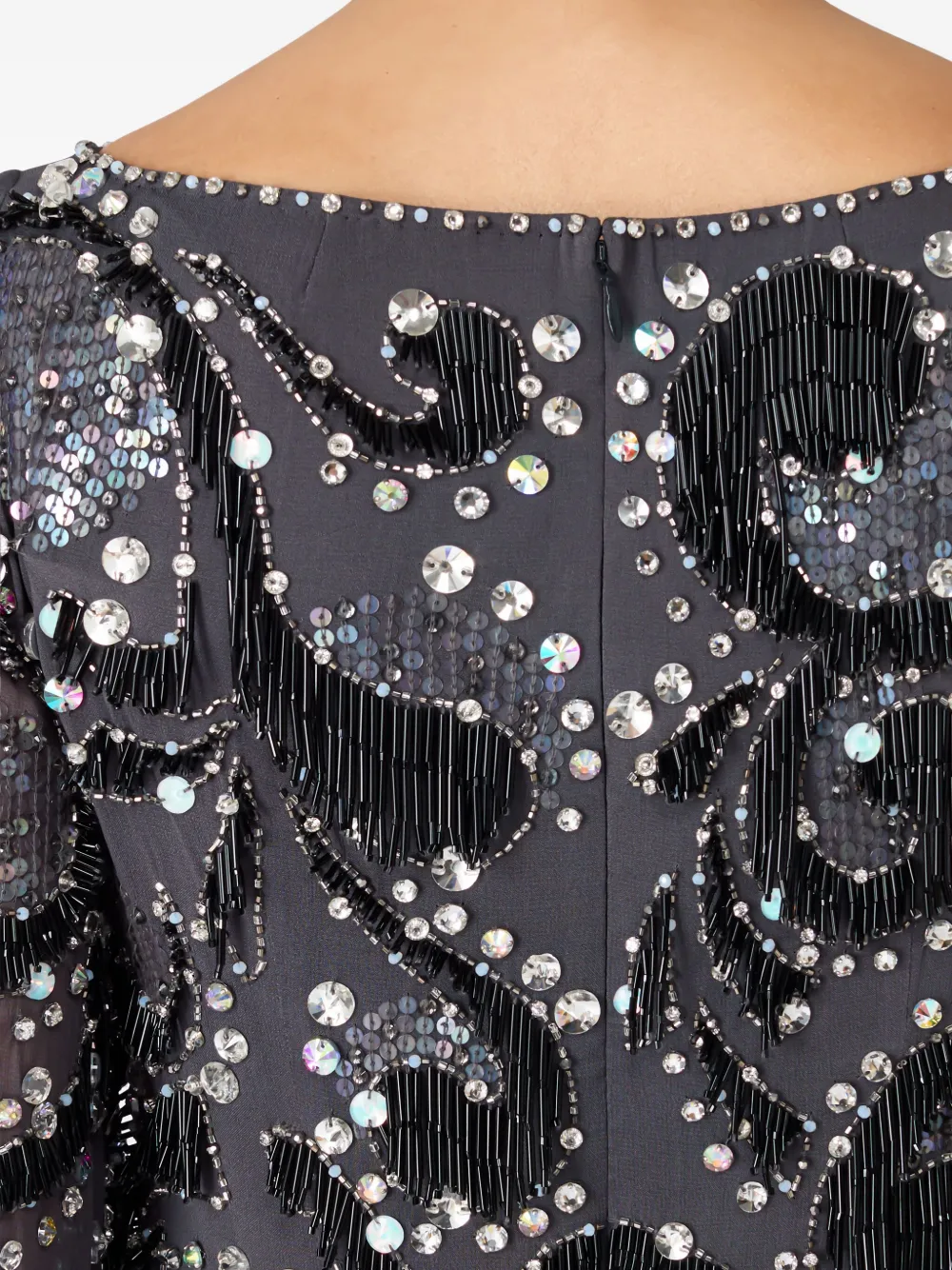 Jenny Packham Kitty mini-jurk Grijs