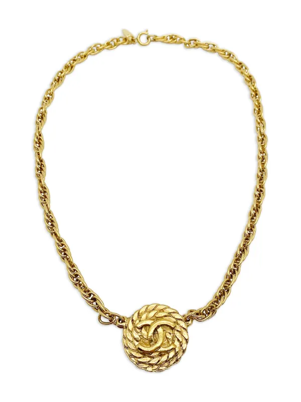 CHANEL Pre-Owned 1980s ロープチェーン ネックレス | ゴールドトーン 