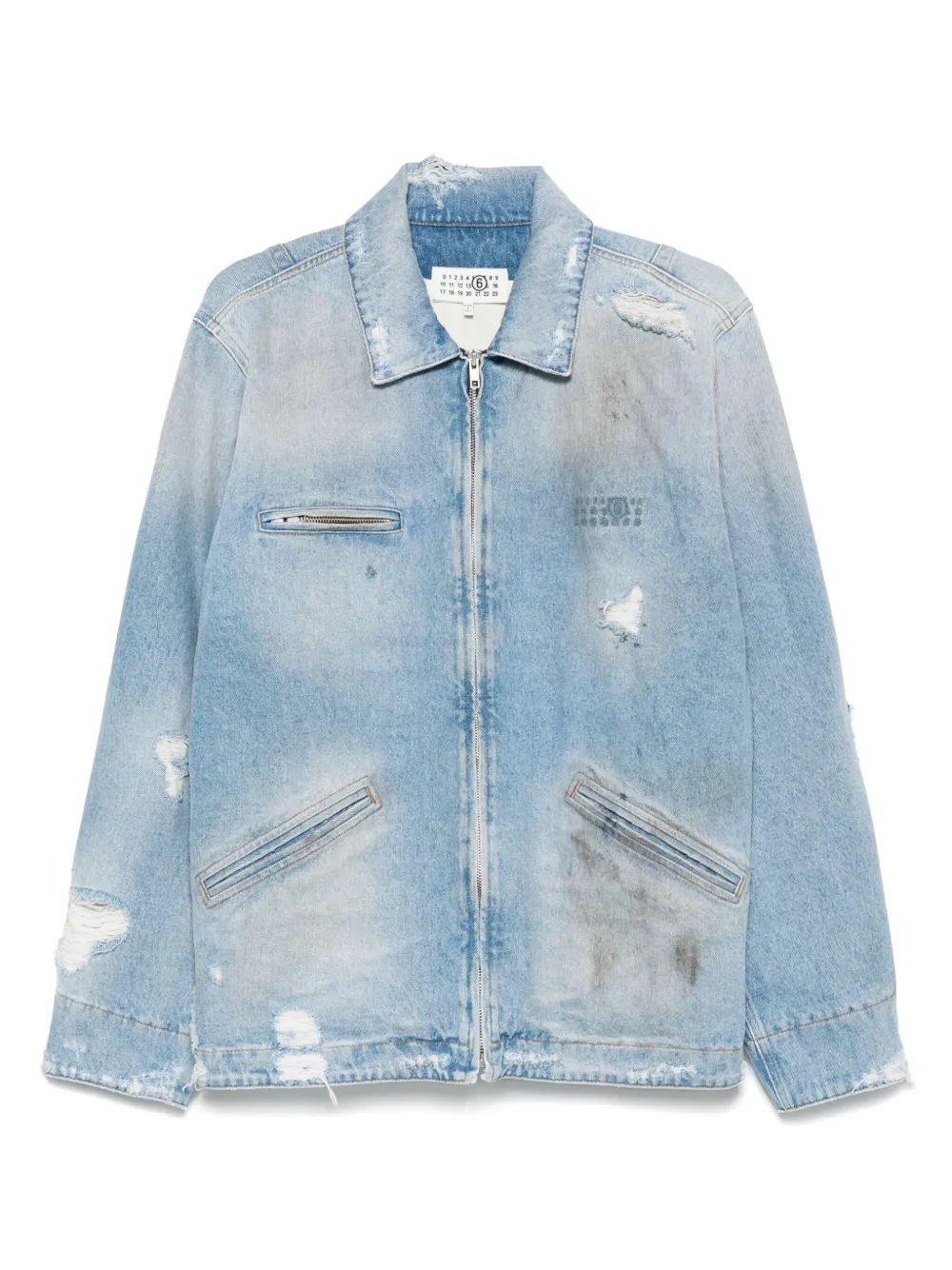MM6 Maison Margiela デニムジャケット - ブルー MM6 Maison Margiela デニムジャケット - ブルー