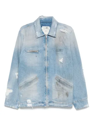 Maison Margiela デニムジャケット | ブルー | FARFETCH JP