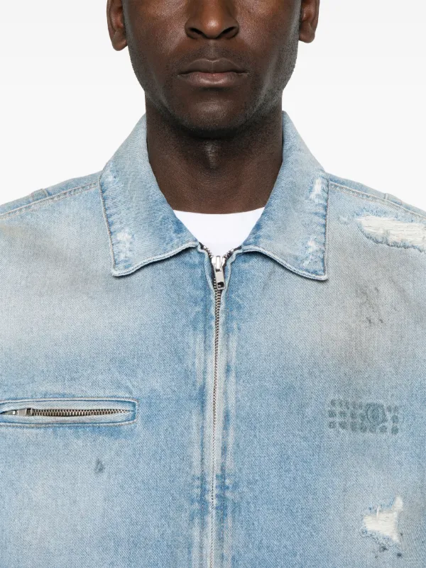 MM6 Maison Margiela デニムジャケット | ブルー | FARFETCH JP