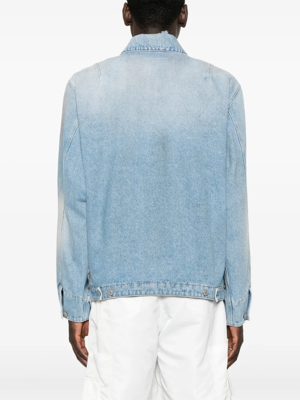 MM6 Maison Margiela Denim jack Blauw